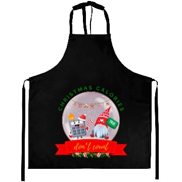 Discover Christmas Calories Don’t Count Cookie Calculator Aprons