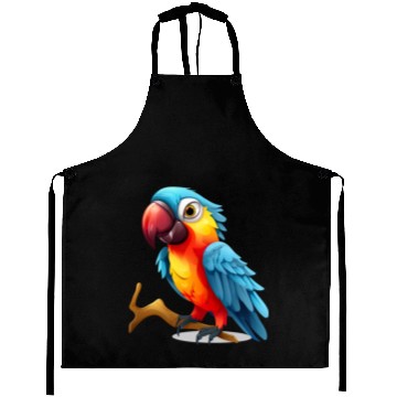 Discover Macaw Parrot for a Bird Lover Animal Lover Aprons