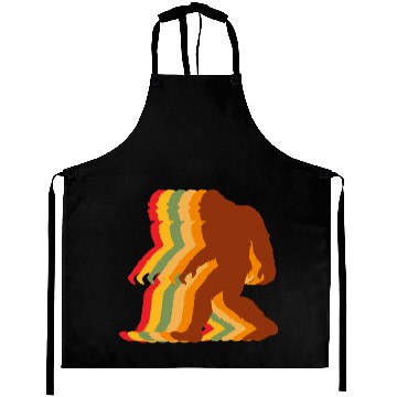 Discover Retro Bigfoot Aprons