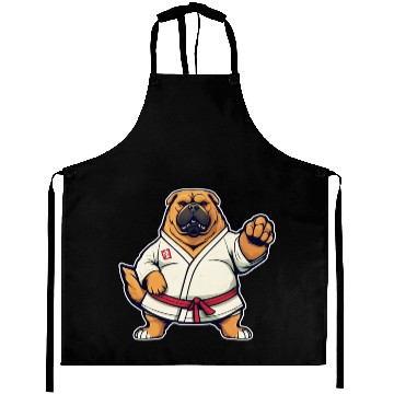 Discover Karate Dog Aprons