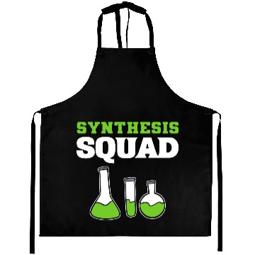 Discover Synthesis Squad Chemist Student Gift Aprons