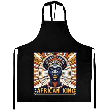 Discover African King Gift For Afrocentric Lovers Aprons