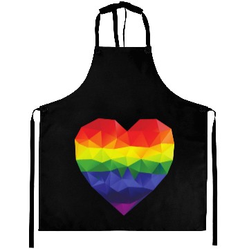 Discover Rainbow Heart Aprons