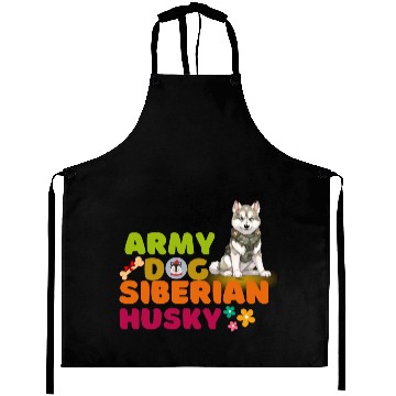 Discover Siberian Husky Dog Husky Dog Lovers Aprons