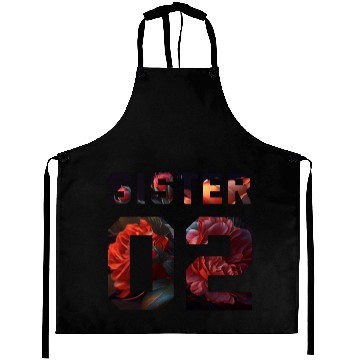 Discover COUPLE FLOWER SISTER 02 Aprons