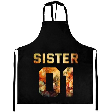 Discover COUPLE FLOWER SISTER 01 Aprons