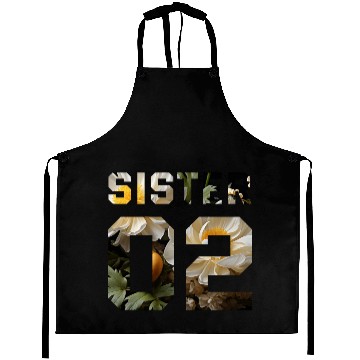 Discover COUPLE FLOWER SISTER 02 Aprons