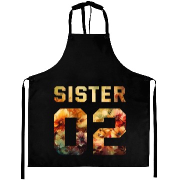 Discover COUPLE FLOWER SISTER 02 Aprons