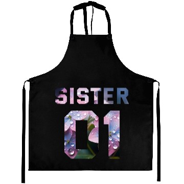 Discover COUPLE FLOWER SISTER 01 Aprons