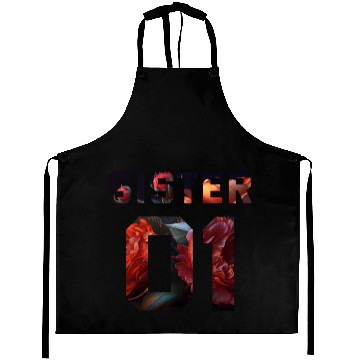 Discover COUPLE FLOWER SISTER 01 Aprons