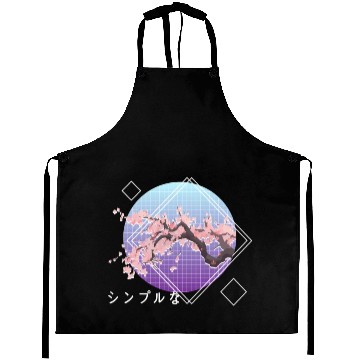Discover Lofi Aesthetic Sakura Cherry Blossom Tree Japanese Aprons