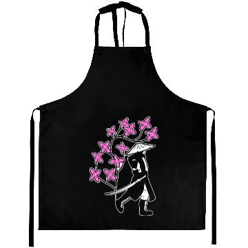 Discover Samurai Sakura Tree Chinese Warrior Gift Aprons