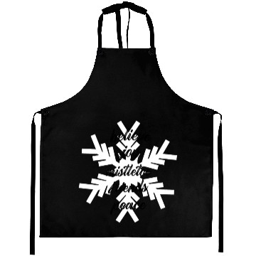 Discover White Snowflake Warm Wishes Aprons