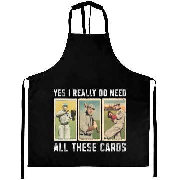Discover Baseball Card Collector Vintage Baseball Aprons