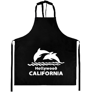 Discover Hollywood California Dolphins Souvenirs Gifts Aprons