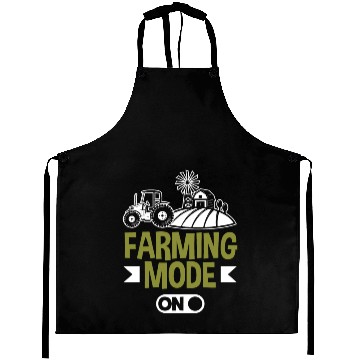 Discover Farming Mode On Funny Farmer Gift Aprons