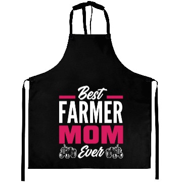Discover Best Farmer Mom Ever Funny Farmer Gift Aprons