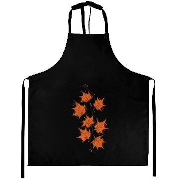 Discover Brown Maple Leaves Aprons