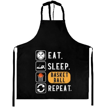 Discover Eat Sleep Baetball Repeat Baetball Aprons