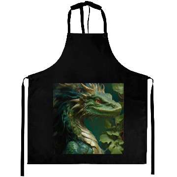 Discover green dragon Aprons