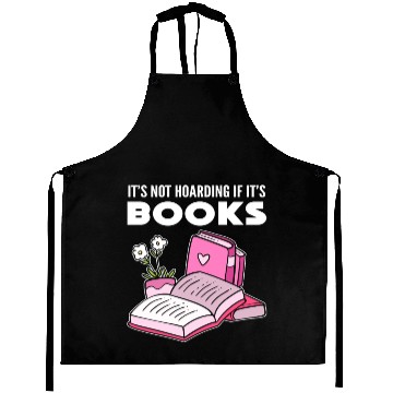 Discover Hoarding Books Librarian or Historian Gift Aprons