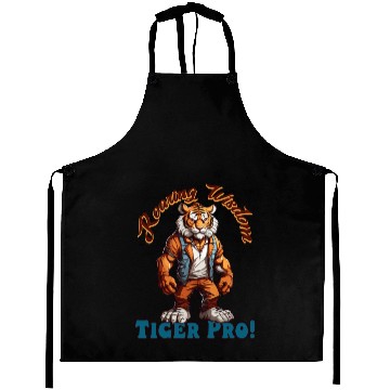 Discover tiger mascot expert Aprons design