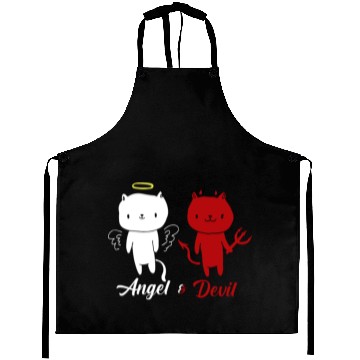 Discover Angel And Devil Cat Aprons