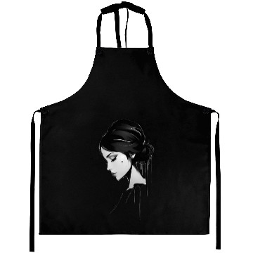 Discover Drawing a sad girl's face Aprons