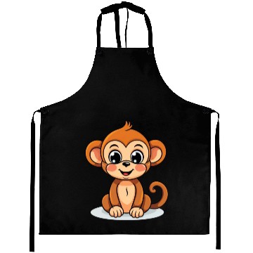 Discover Cute Monkey for Kids for a Kid Aprons