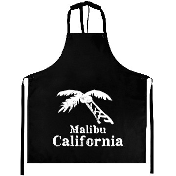 Discover Malibu California Palm Tree Souvenirs Gifts Aprons