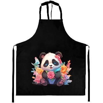 Discover Bamboo Bliss Baby Panda Aprons