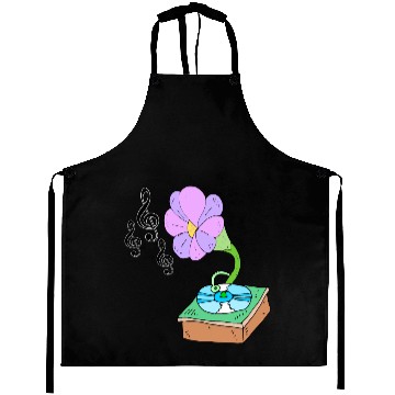 Discover Music Blossom Floreal Surreal Music Lover Design Aprons