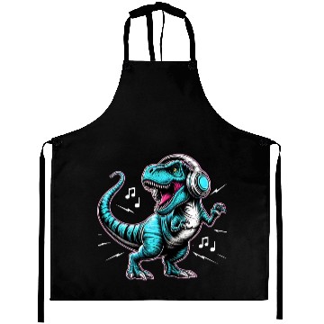 Discover Dancing Tyrannosaurus Rex with Headphone Aprons