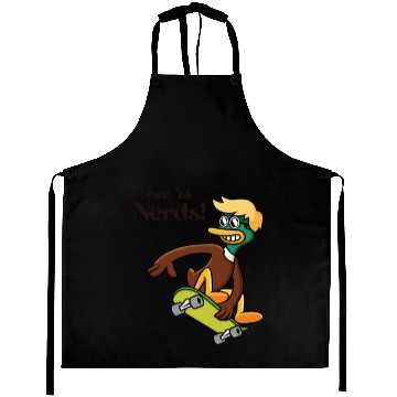 Discover See Ya Nerds Duck Skateboardkid Skatergirl Aprons