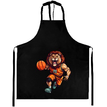 Discover Basketball lion Aprons