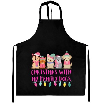 Discover christmas dog lovers mom Aprons