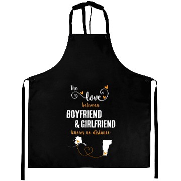 Discover Love Between BF And GF Alaska To Vermont Gift Aprons