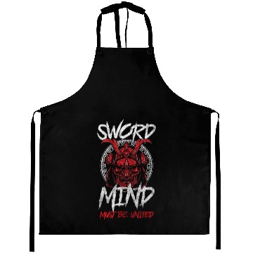 Discover Fighter Martial Arts Manga Katana Aprons