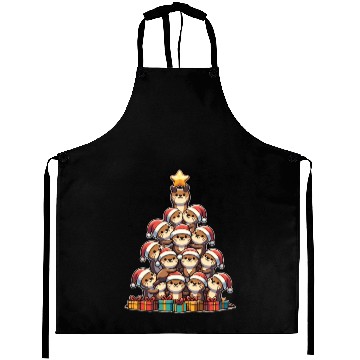 Discover Otter Christmas Tree Merry Christmas Aprons