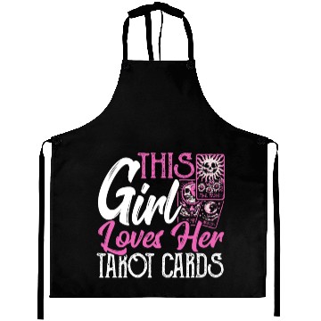 Discover This Girl Loves Her Tarot Cards Tarot Card Reading Aprons