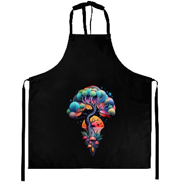 Discover psychedelic Nature illustration Aprons