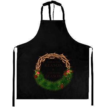 Discover Jesus is King and is the Reason for the Season Aprons