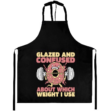 Discover Fitness Donut Funny Donut Gym Aprons