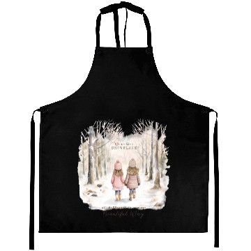 Discover Cute Kids In Winter Wonderland Aprons