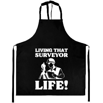 Discover Surveyor Life Mapmakers Gift Aprons
