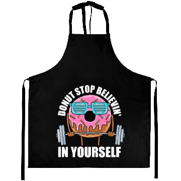 Discover Fitness Donut Funny Donut Gym Aprons