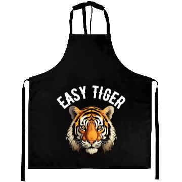 Discover Easy Tiger Face Aprons