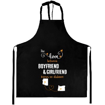 Discover Love Between BF And GF Arizonna To Oregon Gift Aprons