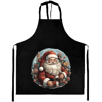 Discover a jolly Santa Claus Aprons