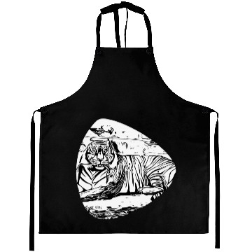 Discover Street art - tiger Aprons